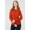 Maine (Me) Geo Stitch Slash Neck Ultrasoft Jumper For Female