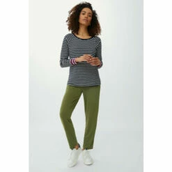 Maine Pull On Tapered Jersey Trousers For Female