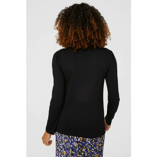 Maine Viscose Jersey Roll Neck Top For Female 6 Maine Viscose Jersey Roll Neck Top For Female - Image 4