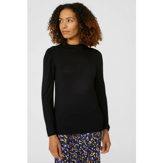 Maine Viscose Jersey Roll Neck Top For Female 8 Maine Viscose Jersey Roll Neck Top For Female - Image 6