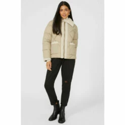 Maine Borg Collar Patch Pocket Padded Jacket For Female -Maine New England Shop unnamed file 2016