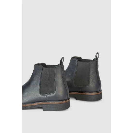 Maine Hampton Leather Crepe Effect Chelsea Boot For Male 6 Maine Hampton Leather Crepe Effect Chelsea Boot For Male - Image 4
