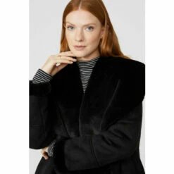 Maine Waterfall Jacket With Faux Fur Collar For Female -Maine New England Shop unnamed file 2026