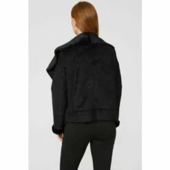 Maine Waterfall Jacket With Faux Fur Collar For Female -Maine New England Shop unnamed file 2027