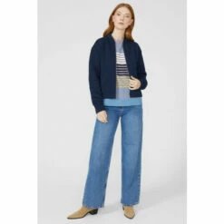 Maine Multi Stripe Cotton Crew Neck Jumper For Female -Maine New England Shop unnamed file 2087