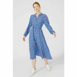 Maine Floral Print Shirt Midi Dress For Female -Maine New England Shop unnamed file 2096