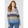Maine Multi Stripe Cotton V Neck Jumper For Female 2 Maine Multi Stripe Cotton V Neck Jumper For Female -Maine New England Shop unnamed file 2145