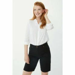 Maine Comfort Stretch 5 Pocket Short For Female