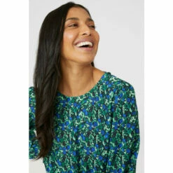 Maine Printed Blouse With Tie Detail For Female -Maine New England Shop unnamed file 22