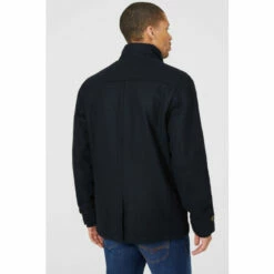 Maine Wool Blend Mock Funnel Neck Jacket For Male -Maine New England Shop unnamed file 2210