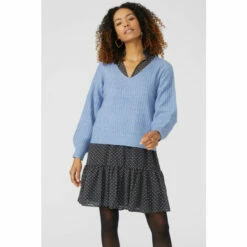 Maine Soft Rib Stitch V Neck Jumper For Female 14 Maine Soft Rib Stitch V Neck Jumper For Female -Maine New England Shop unnamed file 2246