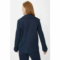 Maine Striped Lined Short Trench Jacket For Female 12 Maine Striped Lined Short Trench Jacket For Female -Maine New England Shop unnamed file 2264