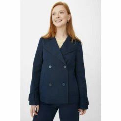 Maine Striped Lined Short Trench Jacket For Female 14 Maine Striped Lined Short Trench Jacket For Female -Maine New England Shop unnamed file 2266