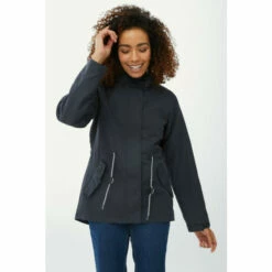 Maine Hooded Jersey Lined Rain Jacket For Female -Maine New England Shop unnamed file 2272
