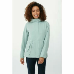 Maine Hooded Jersey Lined Rain Jacket For Female -Maine New England Shop unnamed file 2274