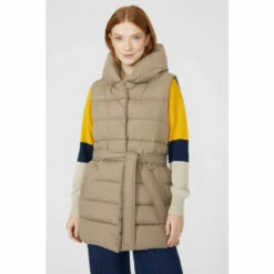 Maine Padded Collar Belted Gilet For Female -Maine New England Shop unnamed file 2301