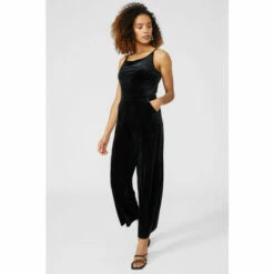 Maine Velvet Wide Leg Jumpsuit For Female -Maine New England Shop unnamed file 2337