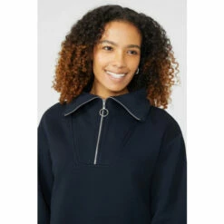 Maine Half Zip Sweat Top For Female -Maine New England Shop unnamed file 2341