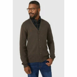 Maine Premium Pure Cotton Knitted Cardigan For Male -Maine New England Shop unnamed file 2353