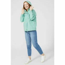 Maine Fleece Lined Hooded Rain Jacket For Female -Maine New England Shop unnamed file 236