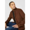 Maine Cord Funnel Neck Jacket For Male