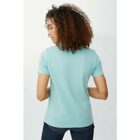 Maine Broderie Yoke Scoop Neck T-shirt For Female 6 Maine Broderie Yoke Scoop Neck T-shirt For Female - Image 4