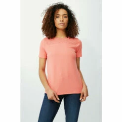 Maine Broderie Yoke Scoop Neck T-shirt For Female 21 Maine Broderie Yoke Scoop Neck T-shirt For Female -Maine New England Shop unnamed file 2407