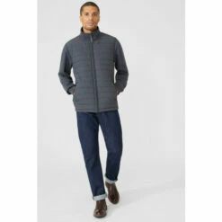 Maine Jersey And Quilt Hybrid Zip Thru Jacket For Male -Maine New England Shop unnamed file 243