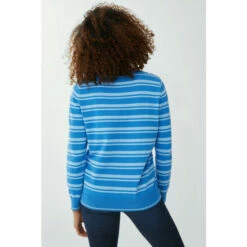 Maine Stripe Pocket Striped Cotton Jumper For Female -Maine New England Shop unnamed file 2435
