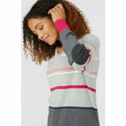 Maine Contrast Elbow Patch Cotton V Neck Jumper For Female 10 Maine Contrast Elbow Patch Cotton V Neck Jumper For Female -Maine New England Shop unnamed file 2467