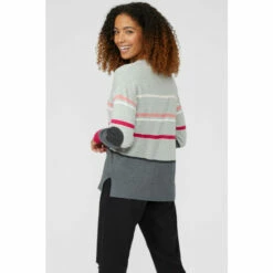 Maine Contrast Elbow Patch Cotton V Neck Jumper For Female 11 Maine Contrast Elbow Patch Cotton V Neck Jumper For Female -Maine New England Shop unnamed file 2468