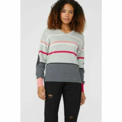 Maine Contrast Elbow Patch Cotton V Neck Jumper For Female 13 Maine Contrast Elbow Patch Cotton V Neck Jumper For Female -Maine New England Shop unnamed file 2470