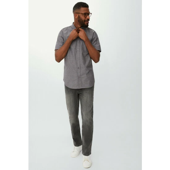 Maine Straight Leg Stretch Grey Jean For Male 4 Maine Straight Leg Stretch Grey Jean For Male - Image 2