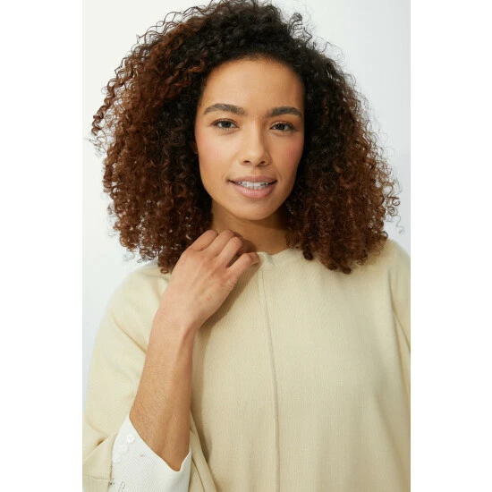 Maine Shortsleeve Colour Block Poncho For Female 4 Maine Shortsleeve Colour Block Poncho For Female - Image 2