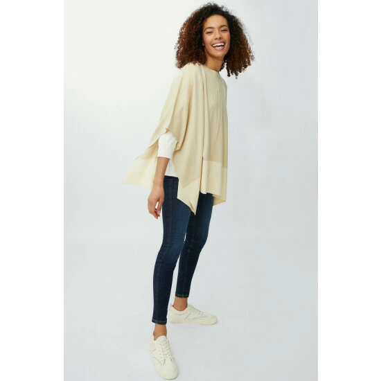 Maine Shortsleeve Colour Block Poncho For Female 7 Maine Shortsleeve Colour Block Poncho For Female - Image 5