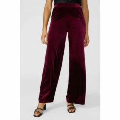 Maine Velvet Wide Leg Trouser For Female -Maine New England Shop unnamed file 2639