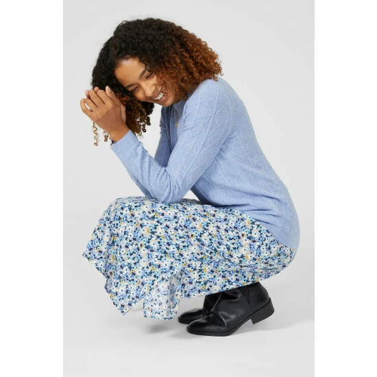 Maine Floral Printed Midi Skirt For Female 7 Maine Floral Printed Midi Skirt For Female - Image 5