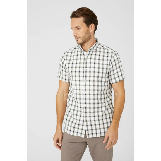 Maine Classic Box Check Shirt For Male 9 Maine Classic Box Check Shirt For Male - Image 7