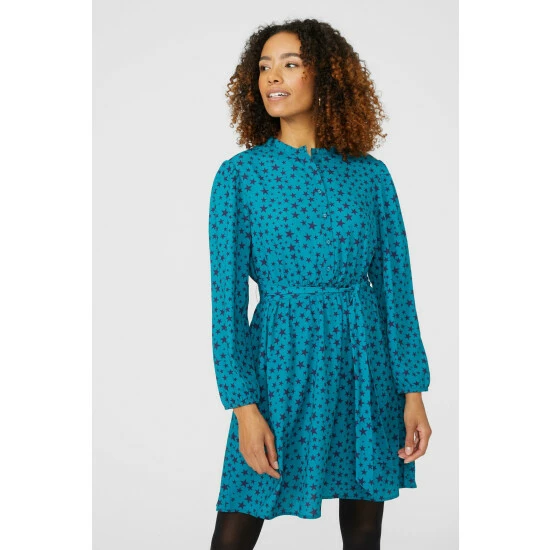 Maine Star Print Tunic Dress For Female 9 Maine Star Print Tunic Dress For Female - Image 7