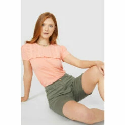 Maine Pleat Yoke Slub Jersey T-shirt For Female -Maine New England Shop unnamed file 2700