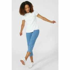 Maine Pleat Yoke Slub Jersey T-shirt For Female -Maine New England Shop unnamed file 2703