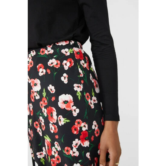 Maine Floral Printed Bias Cut Skirt For Female 5 Maine Floral Printed Bias Cut Skirt For Female - Image 3