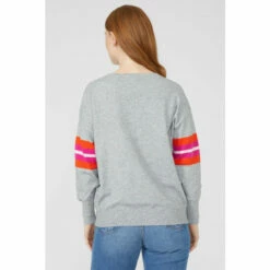 Maine Placement Stripe Crew Neck Jumper For Female 11 Maine Placement Stripe Crew Neck Jumper For Female -Maine New England Shop unnamed file 2850