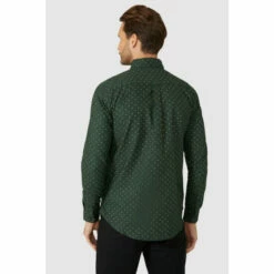 Maine Long Sleeve Dash Print Oxford Shirt For Male -Maine New England Shop unnamed file 2856