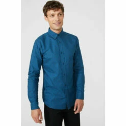 Maine Long Sleeve Dash Print Oxford Shirt For Male -Maine New England Shop unnamed file 2859