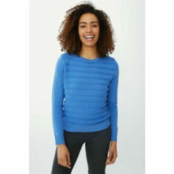 Maine Towelling Stripe Cotton Jumper For Female -Maine New England Shop unnamed file 2891