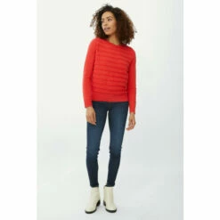 Maine Towelling Stripe Cotton Jumper For Female -Maine New England Shop unnamed file 2892