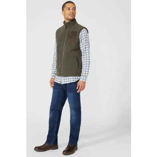 Maine Diamond Quilted Gilet For Male 5 Maine Diamond Quilted Gilet For Male - Image 3