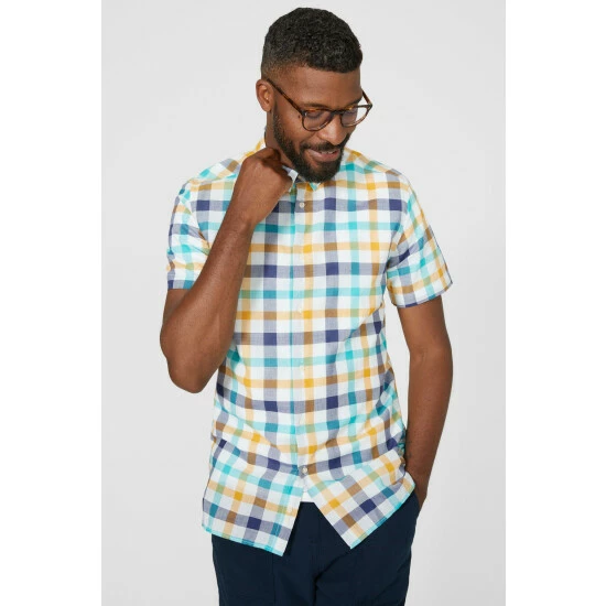 Maine Bright Multicolour Check Shirt For Male 5 Maine Bright Multicolour Check Shirt For Male - Image 3