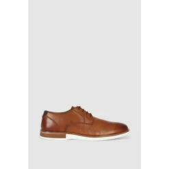 Maine Burford Contrast Sole Plain Toe Leather Derby For Male -Maine New England Shop unnamed file 2949